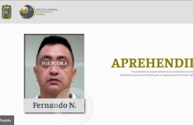 Fernando N, aprehendido bajo sospecha de intento de secuestro en Texmelucan