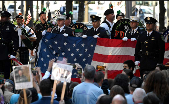 Conmemoración del 22º aniversario del atentado del 11 de septiembre en Nueva York