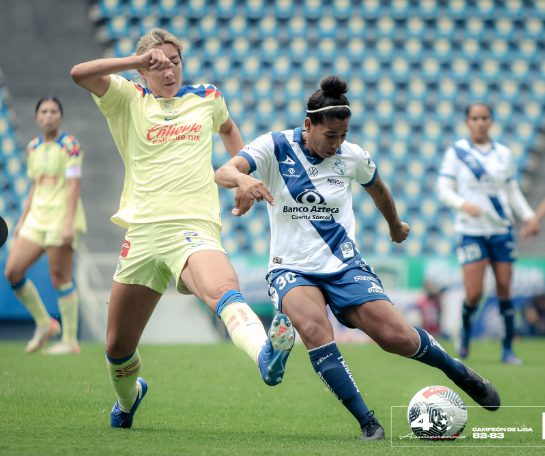 El América Femenil mantiene su marcha triunfal y golea a Puebla jugando como visitante