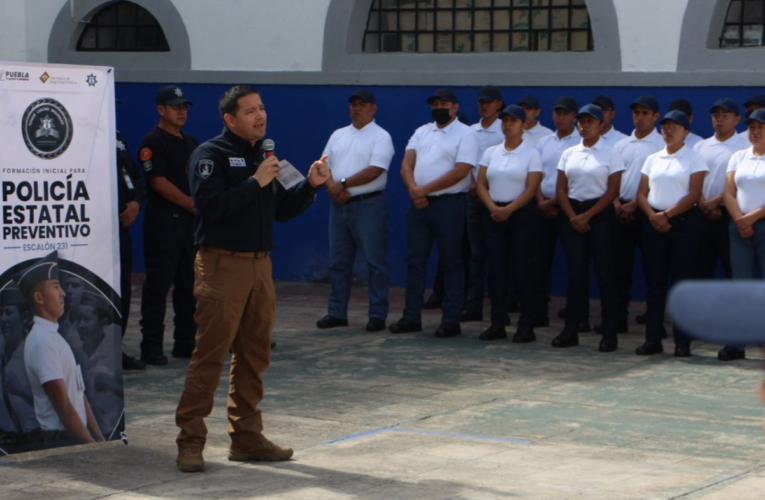 Inician más de 100 cadetes Curso de Formación para Policía Estatal