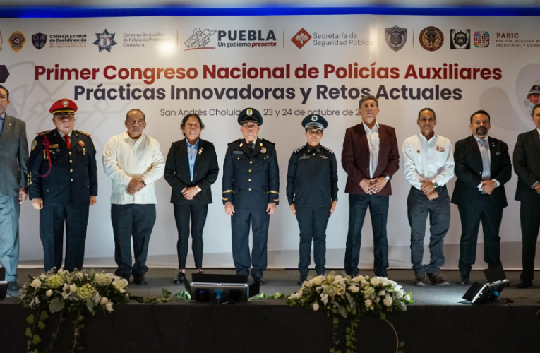 Puebla, referente nacional con «Primer Congreso de Policías Auxiliares»