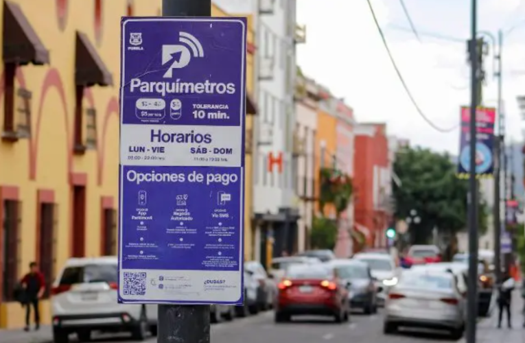 Reapertura de parquímetros en Puebla es autorizada por el Congreso local