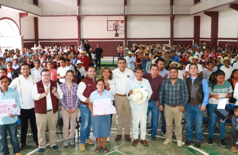 Hoy Puebla cuenta con un gobierno estatal presente que acelera hacia el futuro: Sergio Salomón