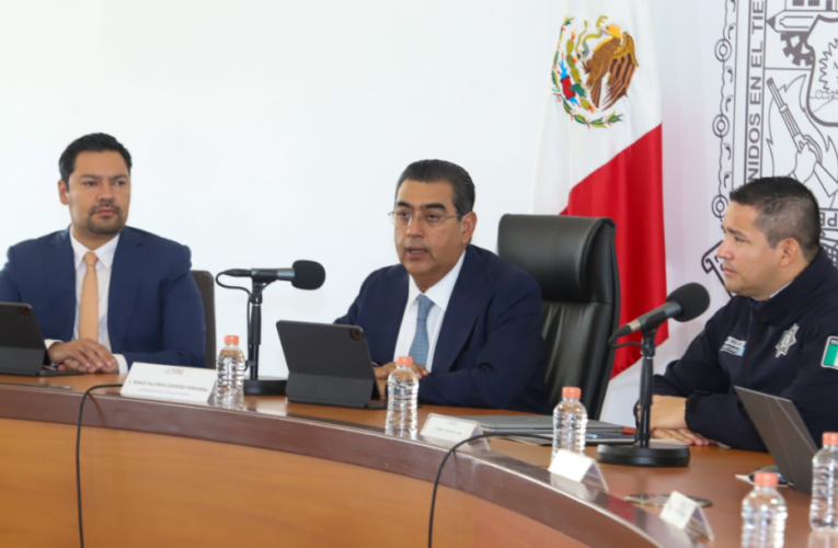 Combate Gobierno de Puebla delincuencia de manera frontal y sin titubeo