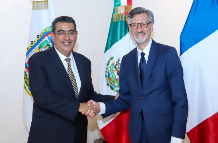 Recibirá Puebla inversión francesa en infraestructura de gas natural, anuncia Sergio Salomón