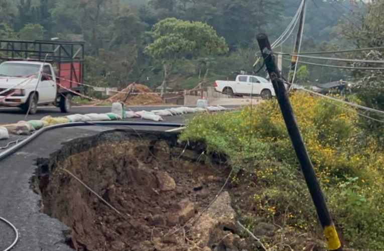 Incidente en la Zacapoaxtla-Cuetzalan daña recién mejorada infraestructura