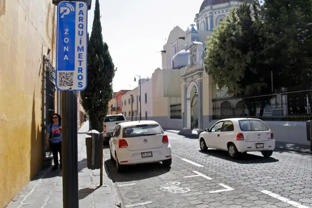 Anuncian que la cuota para parquímetros en Puebla será de 5 pesos a partir de 2024