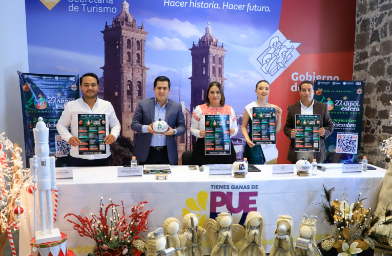 Promueven gobierno estatal y ayuntamiento 27a Feria del Árbol y Esfera de Chignahuapan