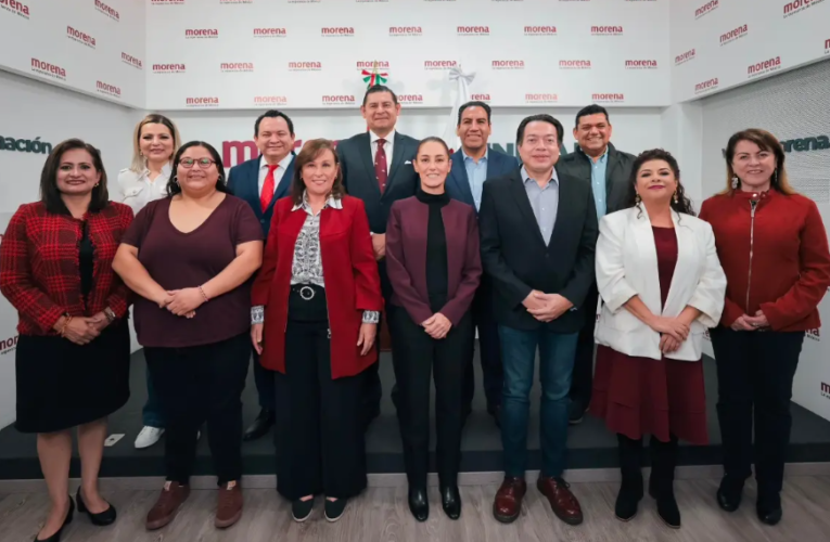 Sheinbaum se encuentra con candidatos virtuales a las nueve gubernaturas