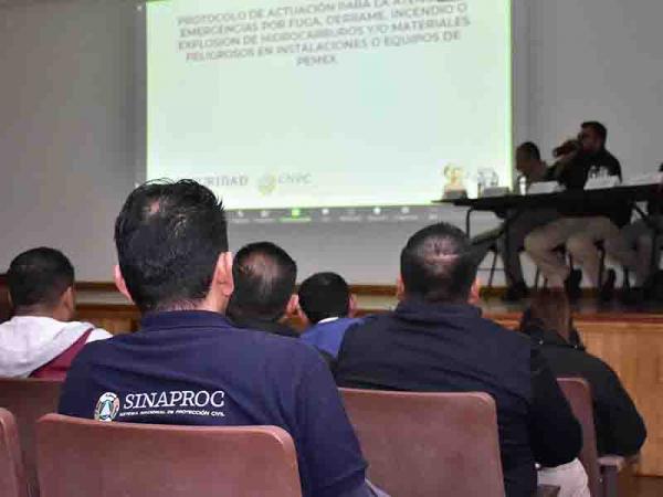 Fortalece Protección Civil Estatal plan de atención ante incidentes por hidrocarburos